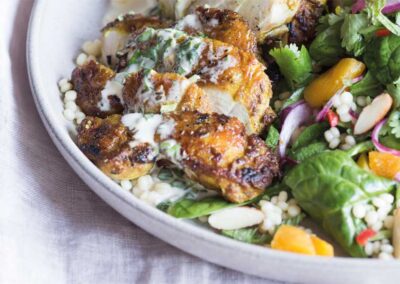 Rezept für marokkanischen Hähnchensalat