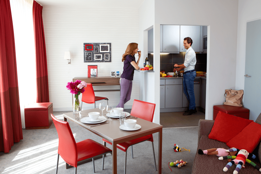 Praktisch eingerichtete Appartments in den Accor Hotels