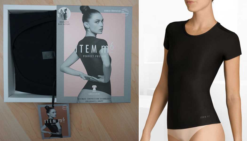 Rückensupport mit dem Athleisure Angel Shirt von ITEM m6