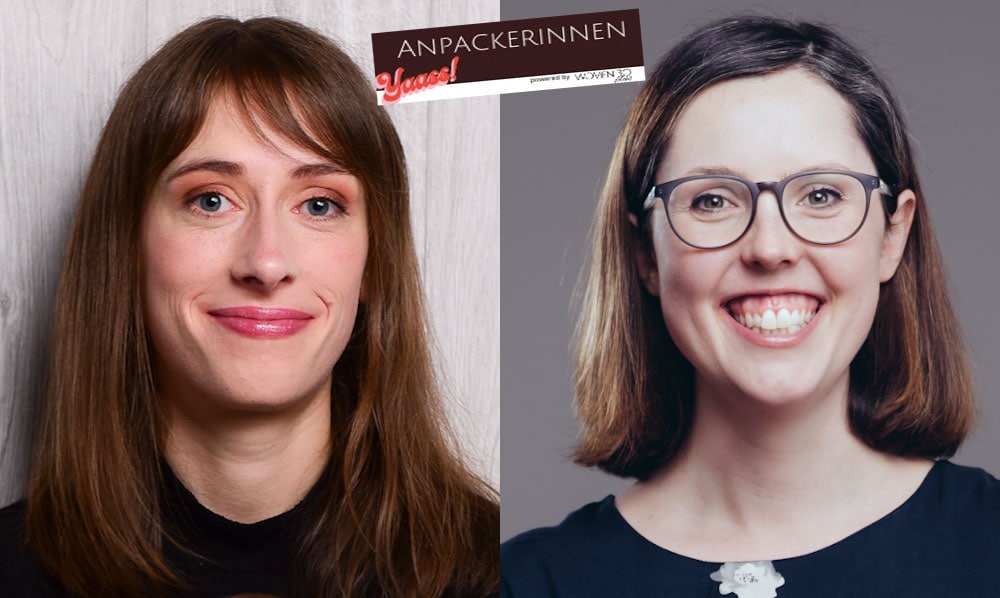 Maria und Regine bieten virtuelles Coworking für Mütter an.