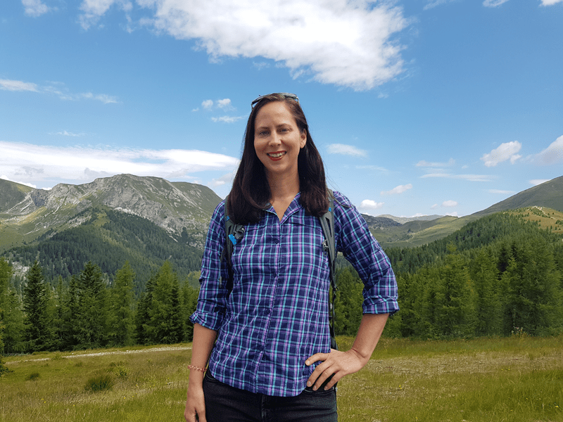 Wandern in der schönen Natur