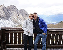 Heike und ihr Mann beim Wandern © Heike Wallner