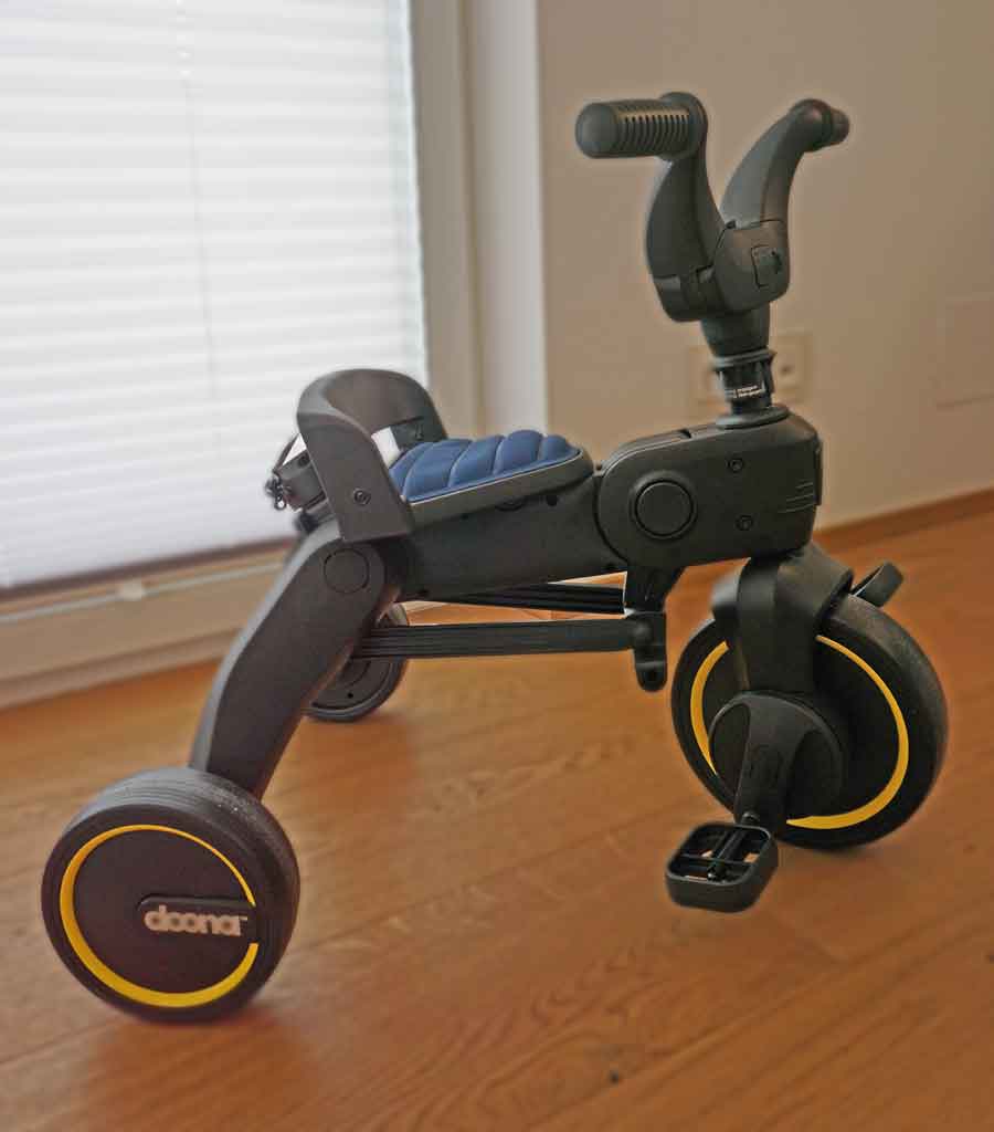 Ganz einfach zusammengebaut - das Dreirad Liki Trike © Heike Wallner