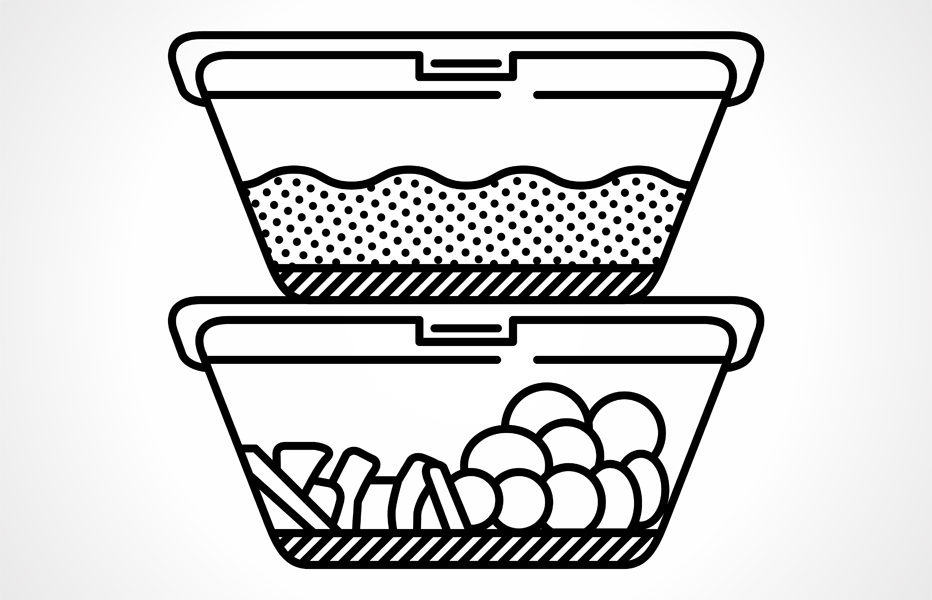 Fruchtiger Reissalat