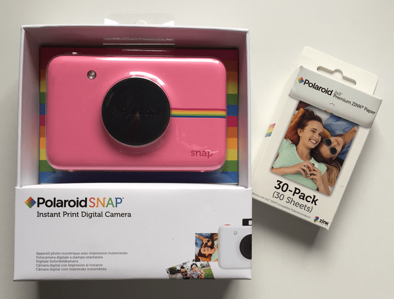 Mit der Polaroid Snap Sofortbilder vom Baby