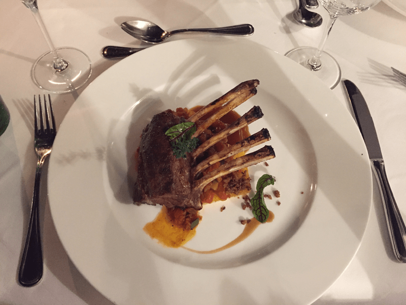 Das Essen in Schloss Mittersill
