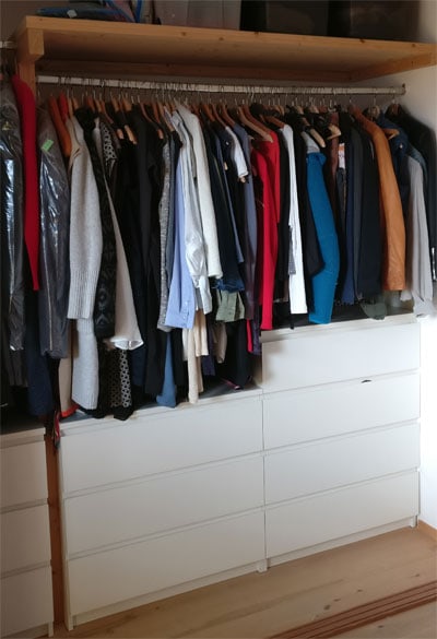 Mein Kleiderschrank VOR dem Check