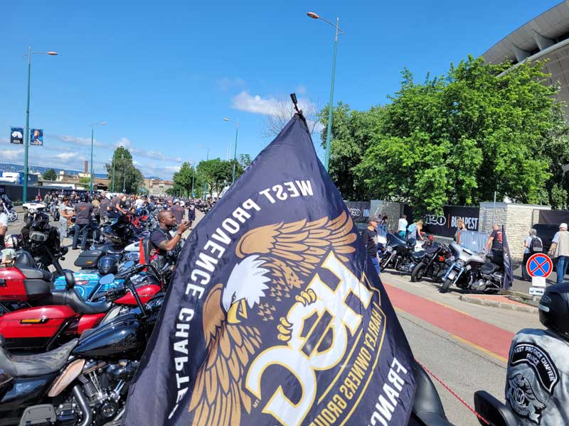 Harley Davidson Jubiläum in Budapest